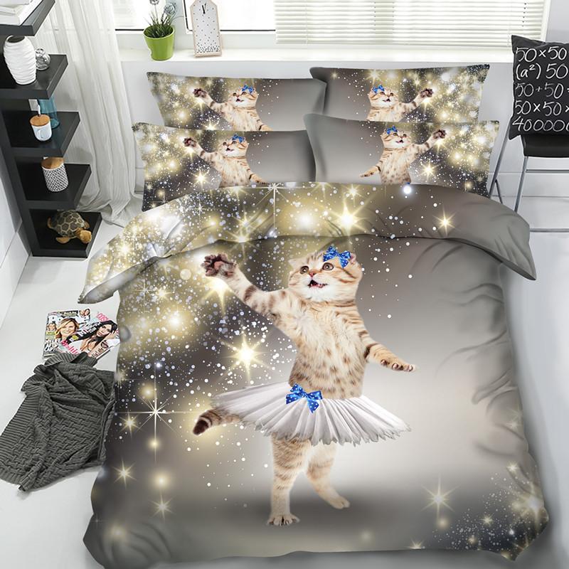 Fanaijia high quality 3d cat Bedding Set queen size kids Cartoon Duvet Cover set with pillowcase Bedline best gift, Gray
Fanaijia high quality 3d cat Bedding Set queen size kids Cartoon Duvet Cover set with pillowcase Bedline best gift, Gray