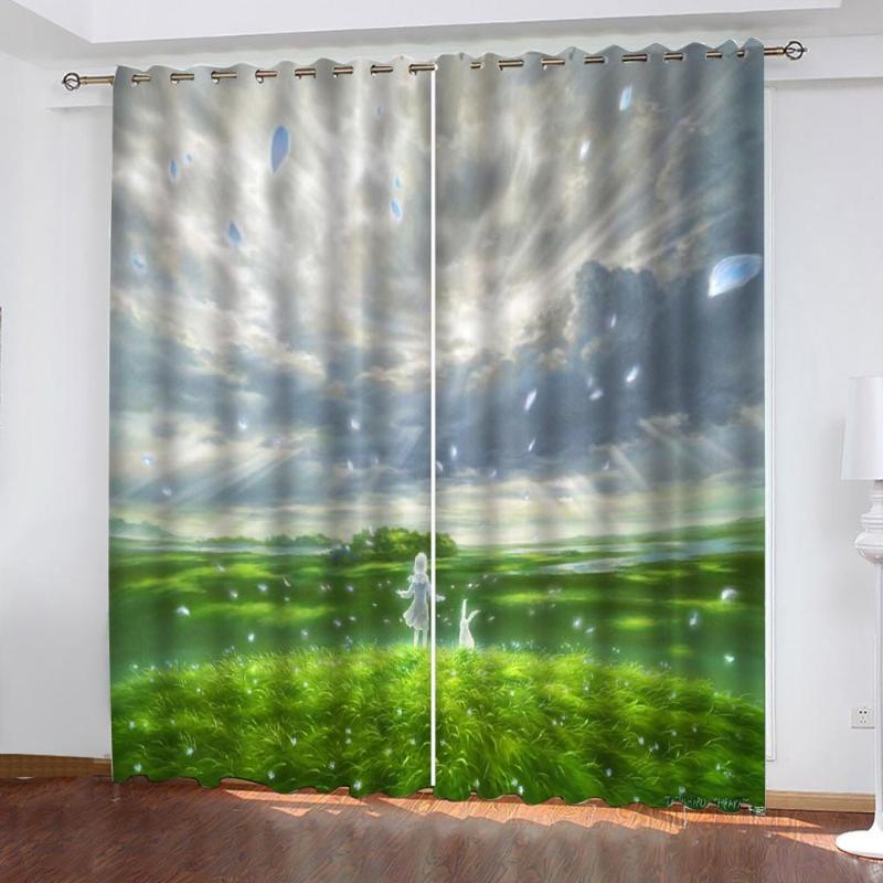 Beautiful Photo Fashion Customized 3D Curtains green scenery curtains Thick shading soundproof windproof curtain
Beautiful Photo Fashion Customized 3D Curtains green scenery curtains Thick shading soundproof windproof curtain