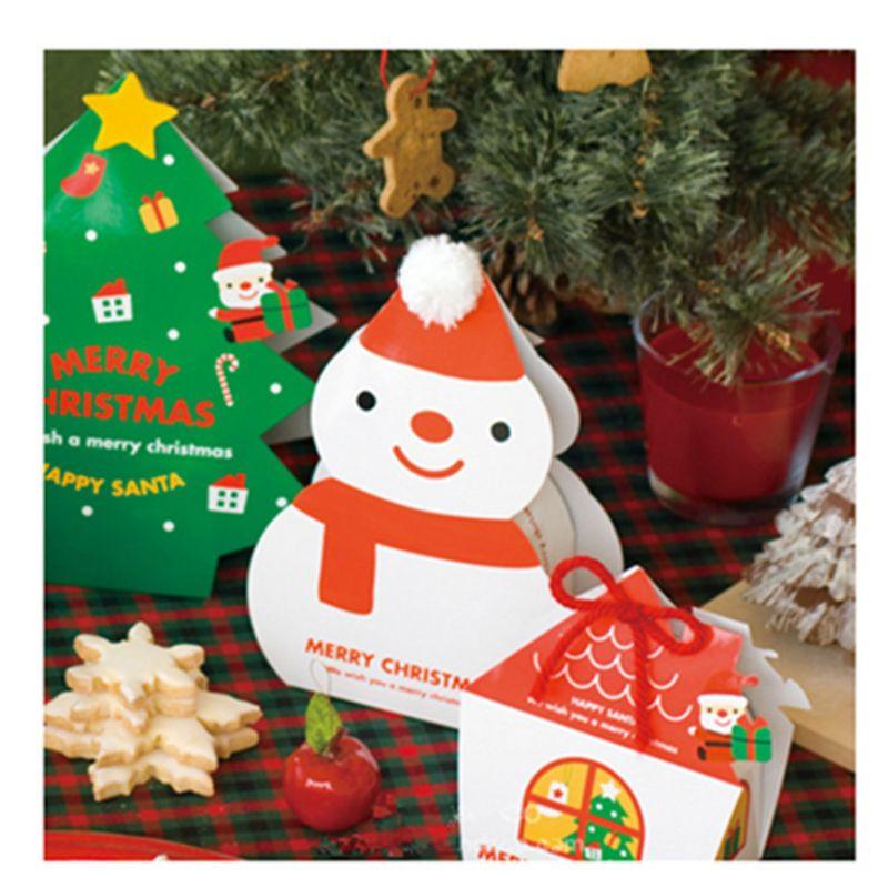 Cookie Gift Boxes Christmas Tree Snowman Cookie Paper Packaging Boxes Party Wedding Candy Kids Favor 20PCS
Cookie Gift Boxes Christmas Tree Snowman Cookie Paper Packaging Boxes Party Wedding Candy Kids Favor 20PCS