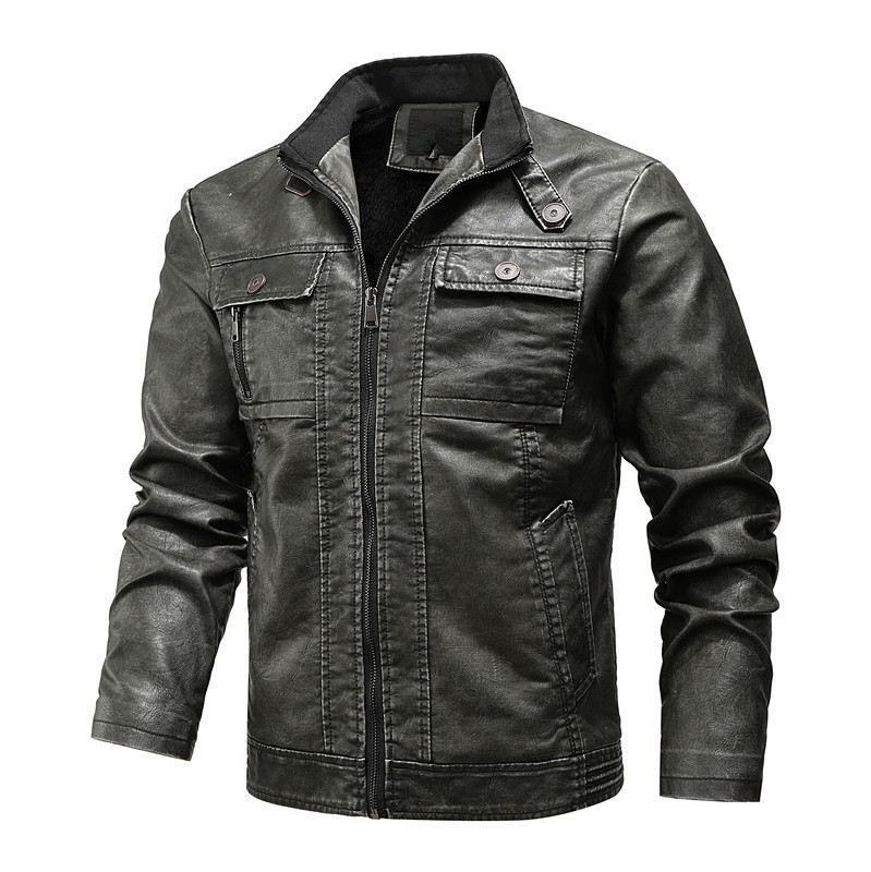 2020 arrival new leather from of plutonium men's motorcycle winter lining velour warm jackets for men jacket K230, Cyan
2020 arrival new leather from of plutonium men's motorcycle winter lining velour warm jackets for men jacket K230, Cyan
