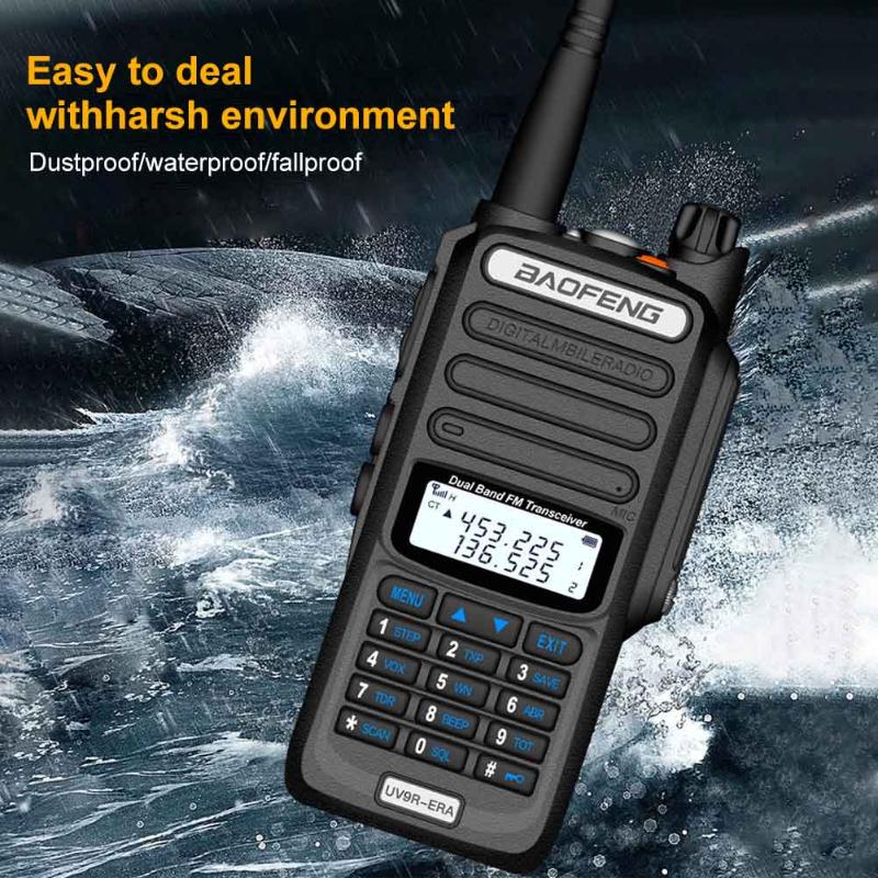 Baofeng UV9R-ERA new Walkie Talkie 128 Channel 9500mAh radio HF transceiver VHF UHF Handheld Two Way Radio IP68 waterproof
Baofeng UV9R-ERA new Walkie Talkie 128 Channel 9500mAh radio HF transceiver VHF UHF Handheld Two Way Radio IP68 waterproof