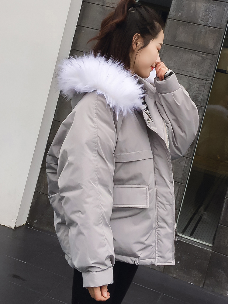 Cotton Padded Jacket Women's Winter Jacket Short Winter Clothes Korean Version Loose Small Cotton Bread Coat Student LJ201127