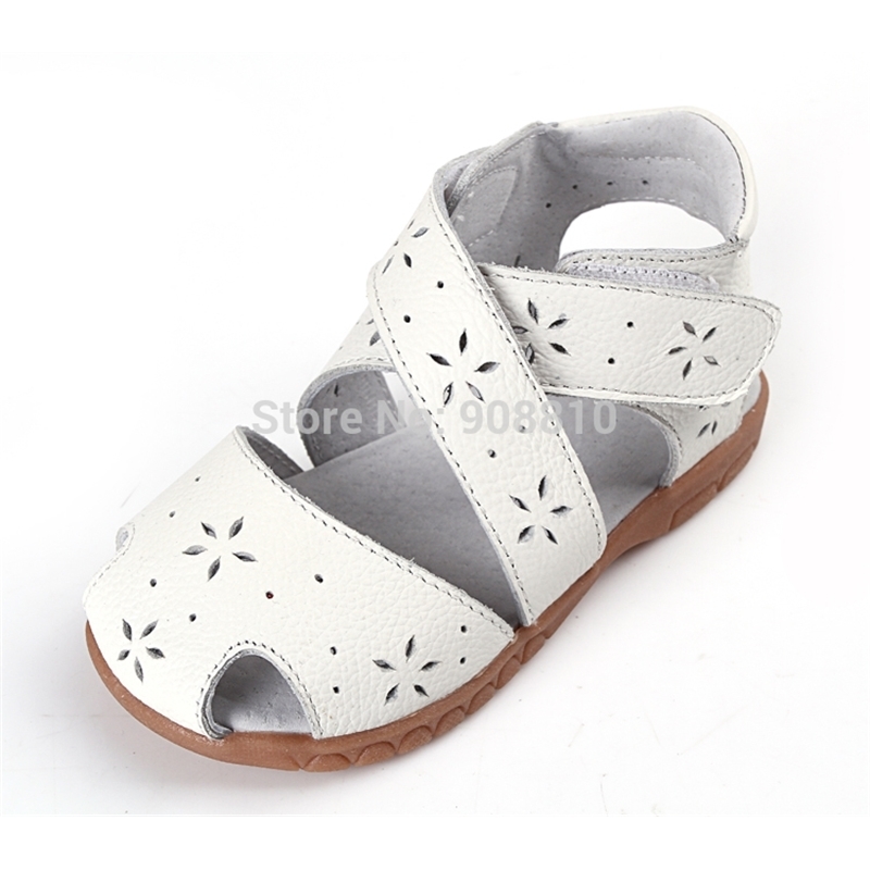 new girls sandals genuine leather soft toddler shoes white pink blue closed toe summer style flower cutouts SandQ baby 201113
new girls sandals genuine leather soft toddler shoes white pink blue closed toe summer style flower cutouts SandQ baby 201113
