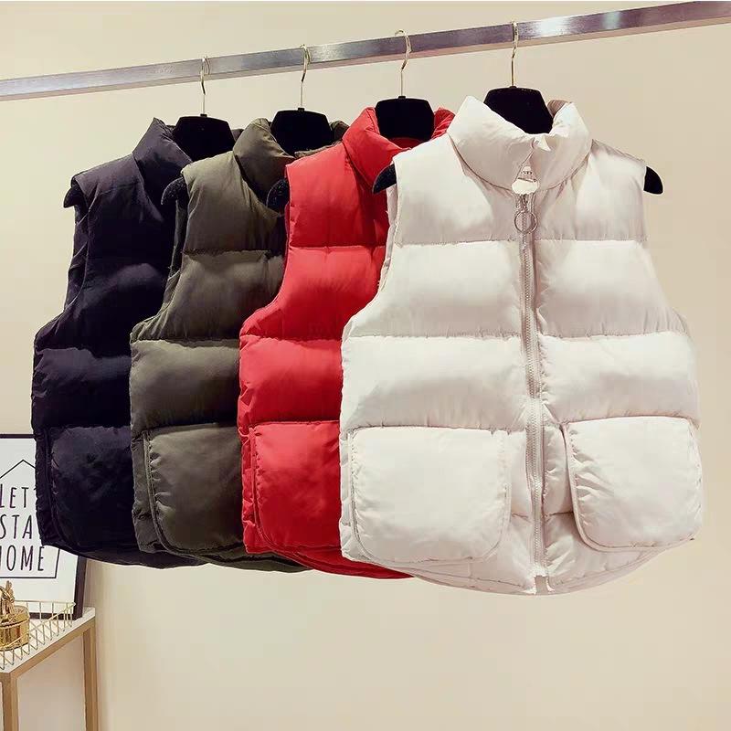 2021 Winter Women Sleeveless Vest Winter Warm Plus Size 2xl Down Cotton Padded Jacket Female Veats Collar Sleeveless Waistcoat, Beige
2021 Winter Women Sleeveless Vest Winter Warm Plus Size 2xl Down Cotton Padded Jacket Female Veats Collar Sleeveless Waistcoat, Beige