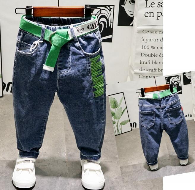Children's pants kids pants baby boys jeans children jeans for Baby boys denim pants toddler clothing 2-7 Years LJ201203