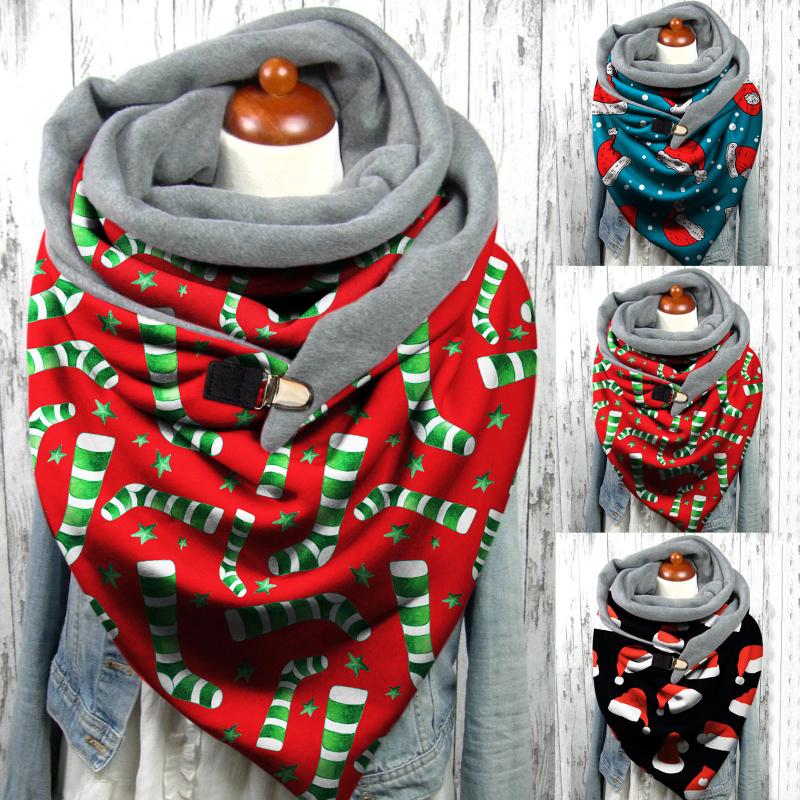 40#Winter Autumn Keep Warm Scarves Christmas Printing Button Comfortable Women Scarf Multi-purpose Soft Casual Outdoor Scarves
40#Winter Autumn Keep Warm Scarves Christmas Printing Button Comfortable Women Scarf Multi-purpose Soft Casual Outdoor Scarves