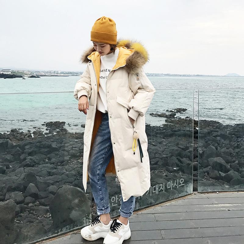 Cotton Fine Coarse Winter Down Fashion Fur Turtleneck Long Warm Female Feather Parka Duck Outerwear Jacket Fvlu, Black
Cotton Fine Coarse Winter Down Fashion Fur Turtleneck Long Warm Female Feather Parka Duck Outerwear Jacket Fvlu, Black