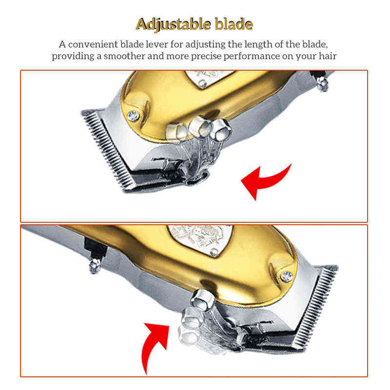 Hair Clipper Set Electric Trimmer Cordless Shaver 0mm Men Barber Cutting Machine for Rechargeable 211229