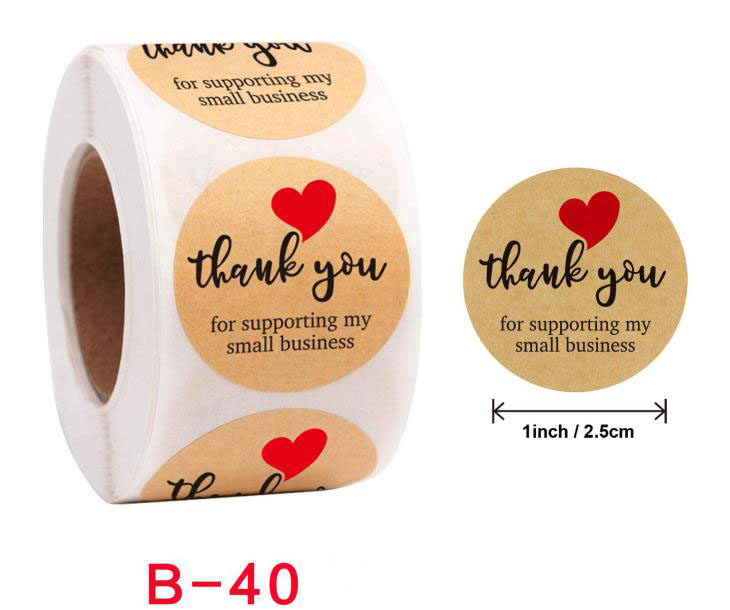 500pcs Roll 1 inch Thank You Handmade Round Adhesive Stickers Label For Holiday Presents Business
500pcs Roll 1 inch Thank You Handmade Round Adhesive Stickers Label For Holiday Presents Business