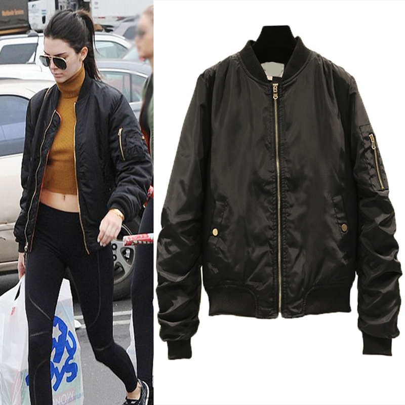 Ladies Autumn Winter Windbreaker Jacket Women Coats Long Sleeve Basic Bomber Jackets Women Outwear Cotton Padded Jackets Female 201019