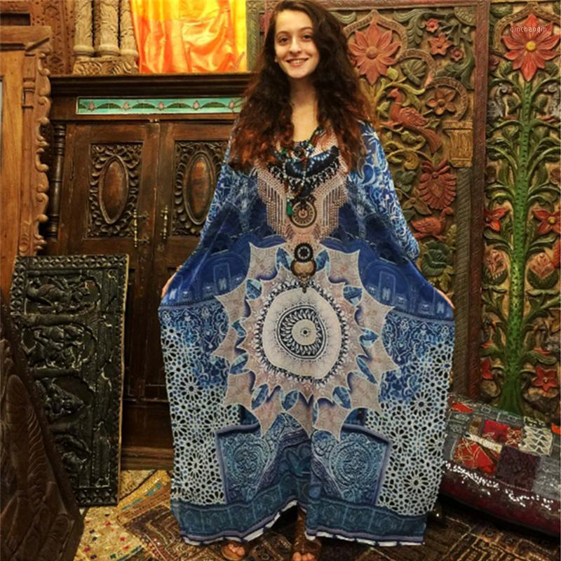 Boho Retro Ethnic Print Beach Cover Up Plus Size Cotton Kaftan Maxi Dress Loose Tunic Swim Wear Free Size Holidays Long Dresses1
Boho Retro Ethnic Print Beach Cover Up Plus Size Cotton Kaftan Maxi Dress Loose Tunic Swim Wear Free Size Holidays Long Dresses1