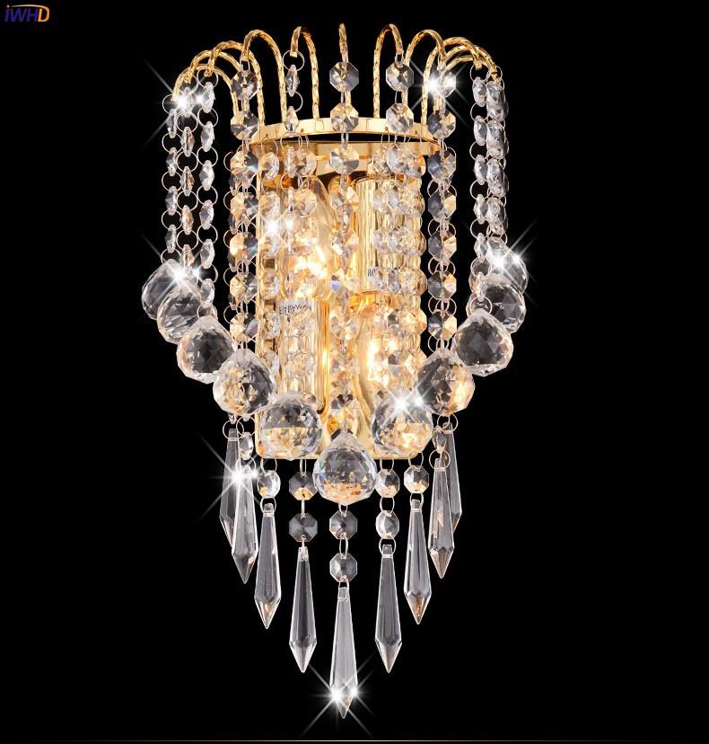 IWHD Modern Simple Golden Cristal LED Wall Lights For Home Lighting Bathroom Mirror Light Sconce Crystal Wall Lamp LED Wandlamp
IWHD Modern Simple Golden Cristal LED Wall Lights For Home Lighting Bathroom Mirror Light Sconce Crystal Wall Lamp LED Wandlamp