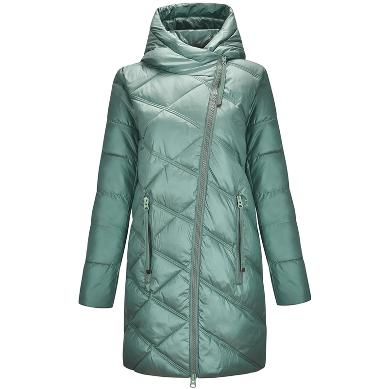 Women's Winter Warm Hooded Parka Jacket Coat Thickened Cotton Padded Overcoat Jackets and Coats 201217