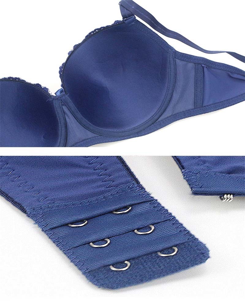 Sexy Lace Women's Bras Plus Size Adjust Straps Floral Thin Bra Lingerie 100E Female Plunge Push Up Cotton Wired Bust Underwear 201202