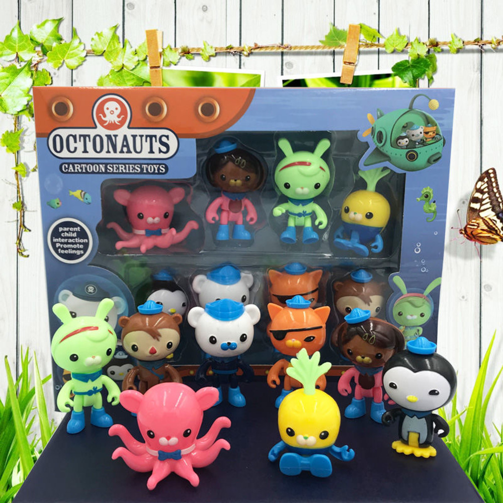 8pcs/set Octonauts Action Figure Toy Captain Barnacles Penguin Mini Model Doll Kids Gift Y1130, No box
8pcs/set Octonauts Action Figure Toy Captain Barnacles Penguin Mini Model Doll Kids Gift Y1130, No box