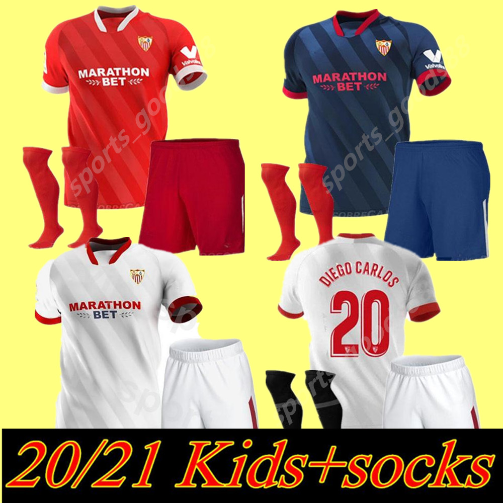 20 21 Kids Kit FC Sevilla Soccer Jersey 5 OCAMPOS 10 EVER BANEGA 15 EN-NESYRI 16 NAVAS DE JONG EL HADDADI REGUILON Football Shirt Kits, Home
20 21 Kids Kit FC Sevilla Soccer Jersey 5 OCAMPOS 10 EVER BANEGA 15 EN-NESYRI 16 NAVAS DE JONG EL HADDADI REGUILON Football Shirt Kits, Home