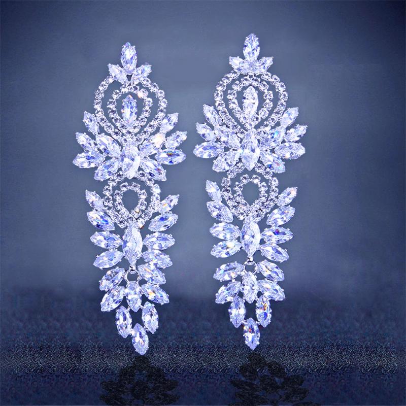 Luxury Ear Jewelry Cubic Zirconia Drop Earrings Wedding 2021 for Women Vintage Big Long Bridal Earrings Accessories Gorgeous
Luxury Ear Jewelry Cubic Zirconia Drop Earrings Wedding 2021 for Women Vintage Big Long Bridal Earrings Accessories Gorgeous
