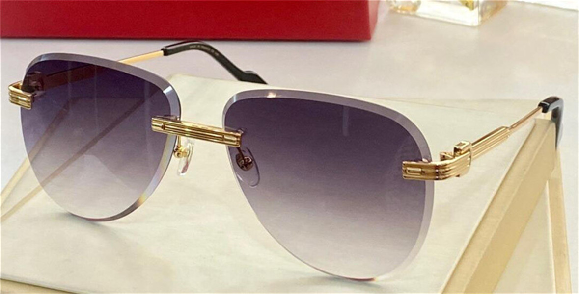 New fashion design sunglasses 8200761 rimless frame pilot cut lens simple and popular style versatile outdoor uv400 protection glasses
New fashion design sunglasses 8200761 rimless frame pilot cut lens simple and popular style versatile outdoor uv400 protection glasses