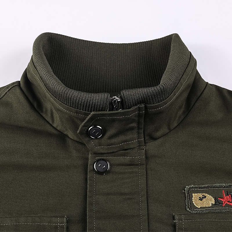 Plus Size Military Jacket Men Spring Autumn Cotton Pilot Jacket Coat Army Men's Bomber Jackets Cargo Flight Jacket Male 6XL 201218