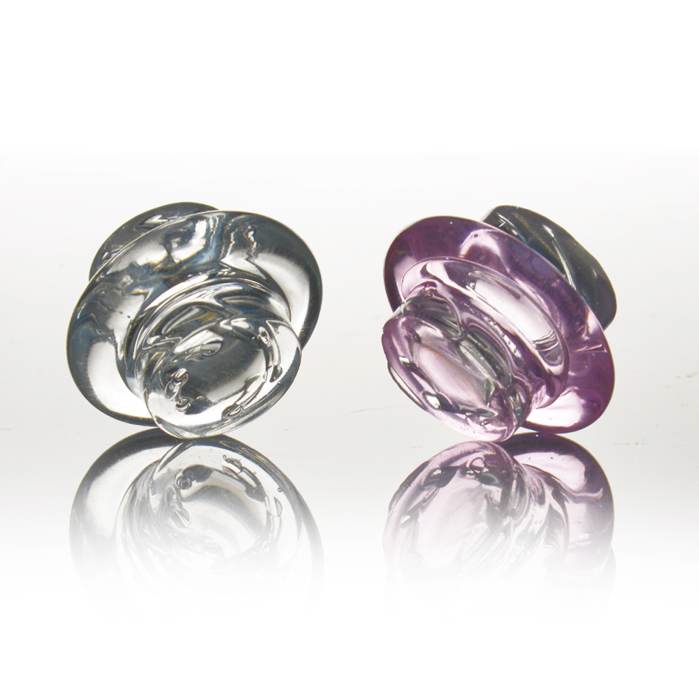 Colored Dual Directional Airflow Glass Carb Cap with Hollow Inner Tubes for Flat Top Quartz Nail Spinner Cap 767
Colored Dual Directional Airflow Glass Carb Cap with Hollow Inner Tubes for Flat Top Quartz Nail Spinner Cap 767