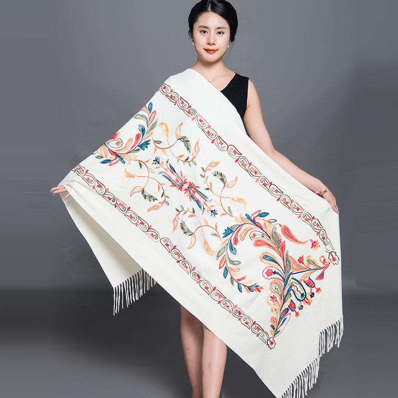 Warm Wraps Luxury Embroider Cashmere-like Soft Scarf Women Artificial Cashmeres Scarves Thicken Travel Blanket Cloak
Warm Wraps Luxury Embroider Cashmere-like Soft Scarf Women Artificial Cashmeres Scarves Thicken Travel Blanket Cloak