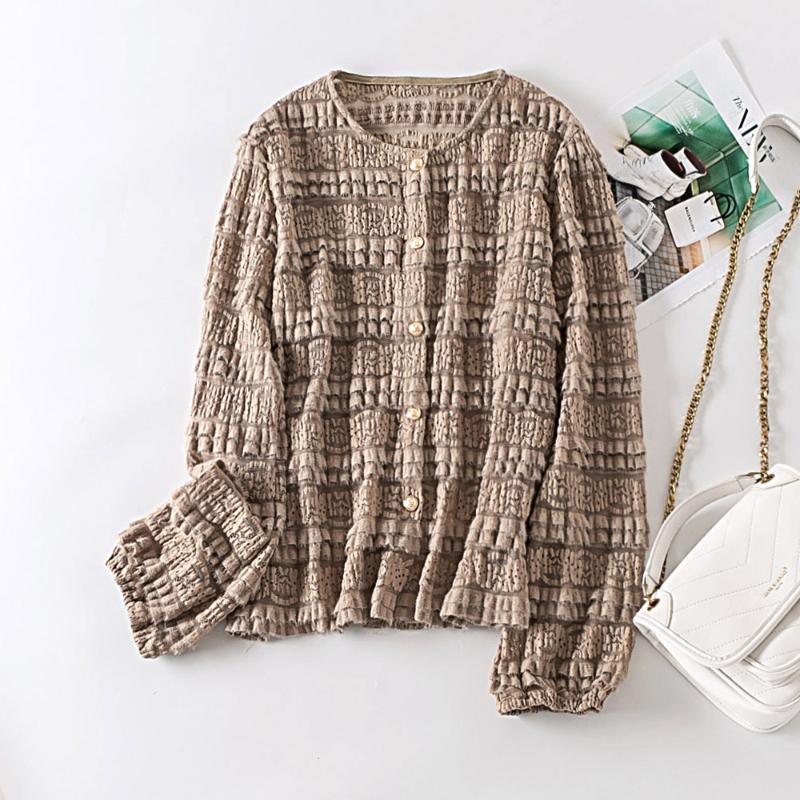 Cthink Good Qualtiy Autumn Lace Shirt Women 2020 New Sale Korean Style Fashion See Through Women's Blouse Stylish O Neck Blouses, Beige
Cthink Good Qualtiy Autumn Lace Shirt Women 2020 New Sale Korean Style Fashion See Through Women's Blouse Stylish O Neck Blouses, Beige