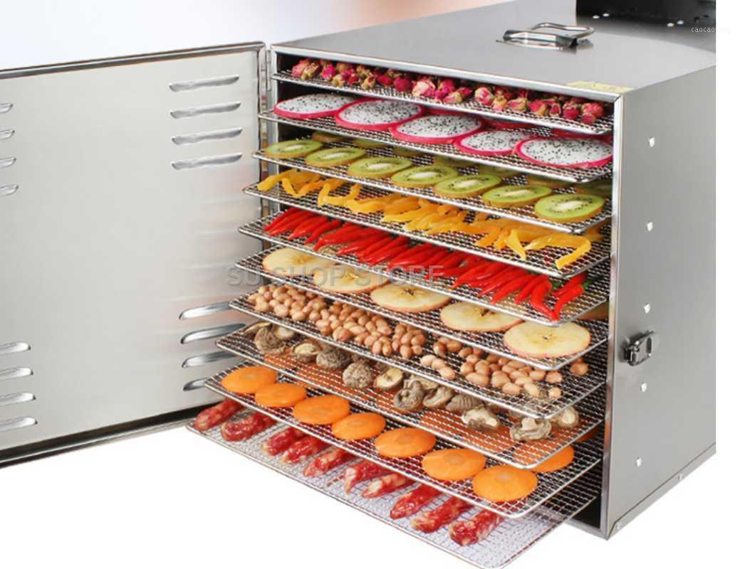 10 Layer Commercial Professional Fruit Dryer Stainless Steel Fruit Vegetable Pet Meat Air Dryer Electric Dehydrator1
10 Layer Commercial Professional Fruit Dryer Stainless Steel Fruit Vegetable Pet Meat Air Dryer Electric Dehydrator1