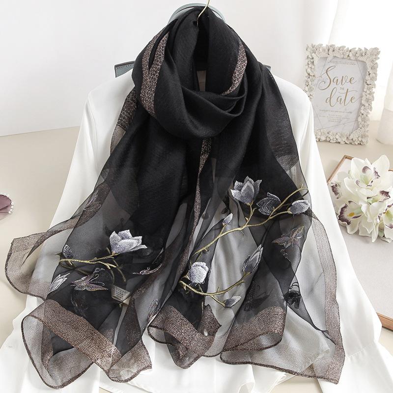 Elegant Floral Women Silk Scarf Wool Shawls Lady Wraps Foulard Hijab Neck Bufanda Winter Scarves 2020 Design
Elegant Floral Women Silk Scarf Wool Shawls Lady Wraps Foulard Hijab Neck Bufanda Winter Scarves 2020 Design