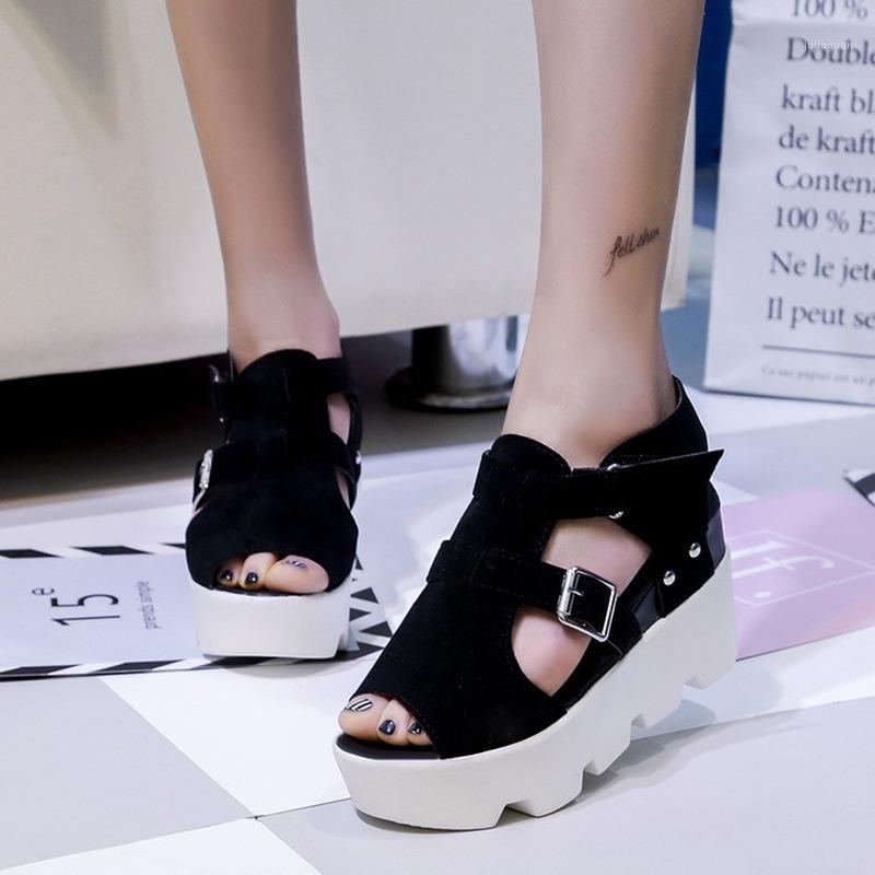 Women Sandals 2020 Summer New Wedge Heel Fish Sandals Waterproof Platform Muffin Thick Bottom Women's Shoes Zapatos De Mujer1, White
Women Sandals 2020 Summer New Wedge Heel Fish Sandals Waterproof Platform Muffin Thick Bottom Women's Shoes Zapatos De Mujer1, White