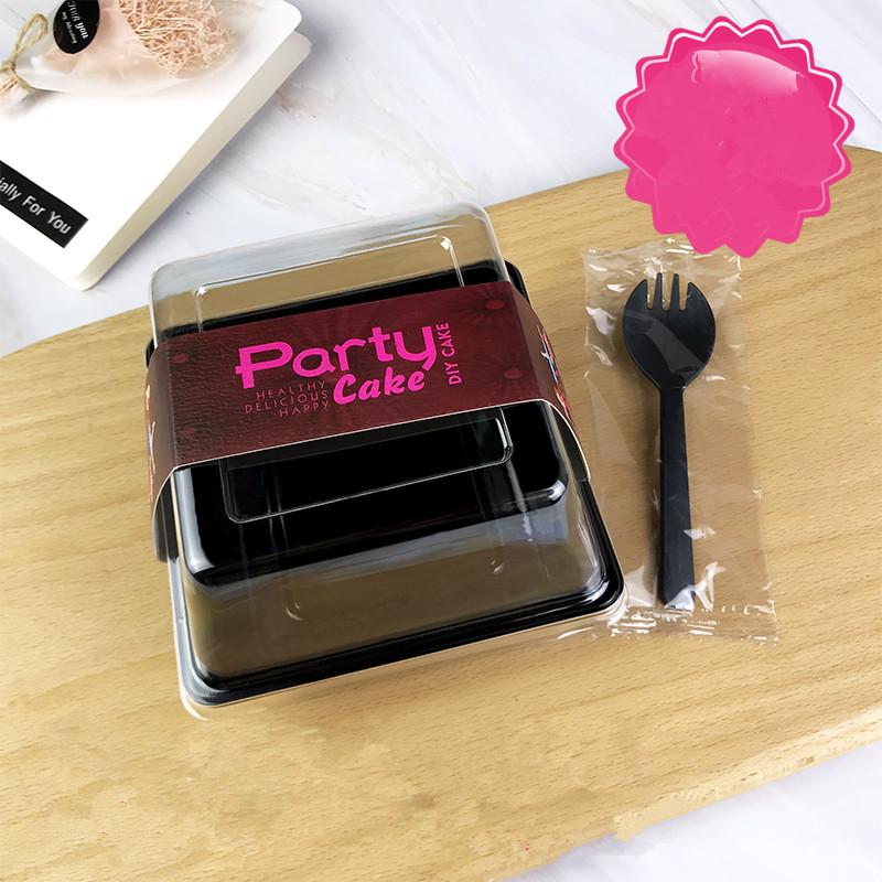 50pcs Net Red Small Cake Packaging Box 4 inch Tiramisu Mousse Melaleuca Square Transparent Baking Pastry Box Dessert Plastic
50pcs Net Red Small Cake Packaging Box 4 inch Tiramisu Mousse Melaleuca Square Transparent Baking Pastry Box Dessert Plastic