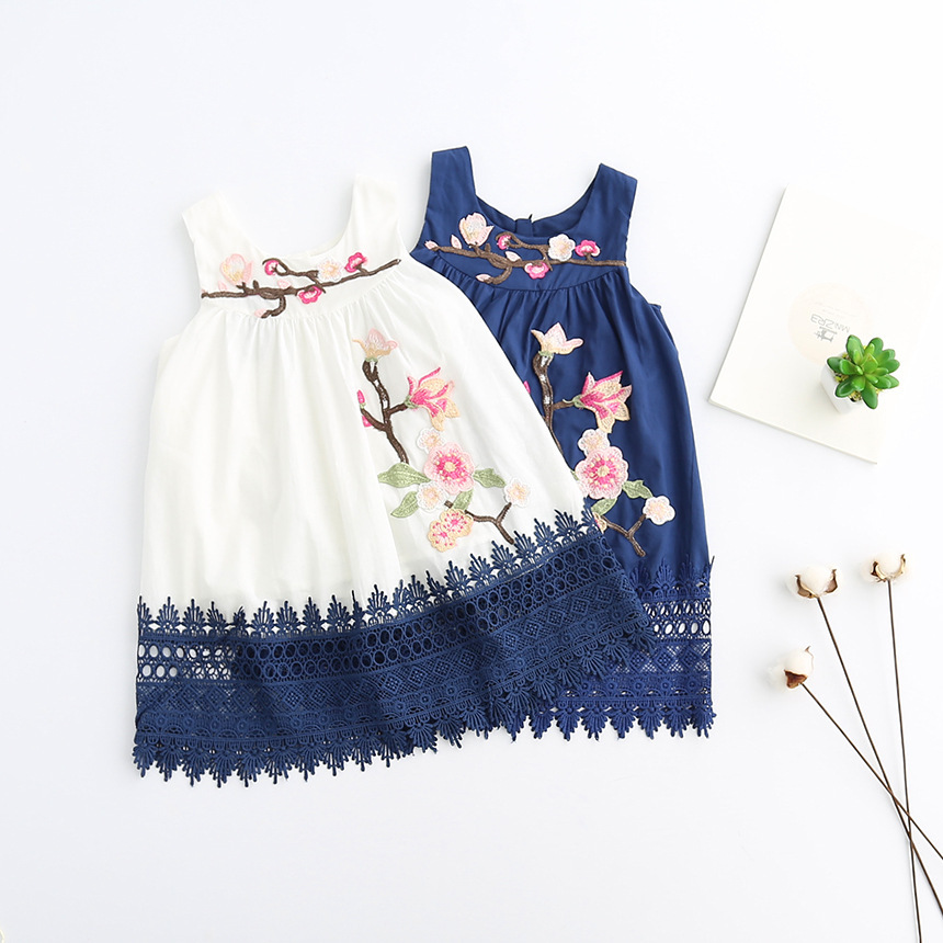 INS Girl Kids Clothing Elegant Dress Sleeveless Embroidery Flower And Lace Design Girl dress Outwear Elegant Dress, Mix colors
INS Girl Kids Clothing Elegant Dress Sleeveless Embroidery Flower And Lace Design Girl dress Outwear Elegant Dress, Mix colors