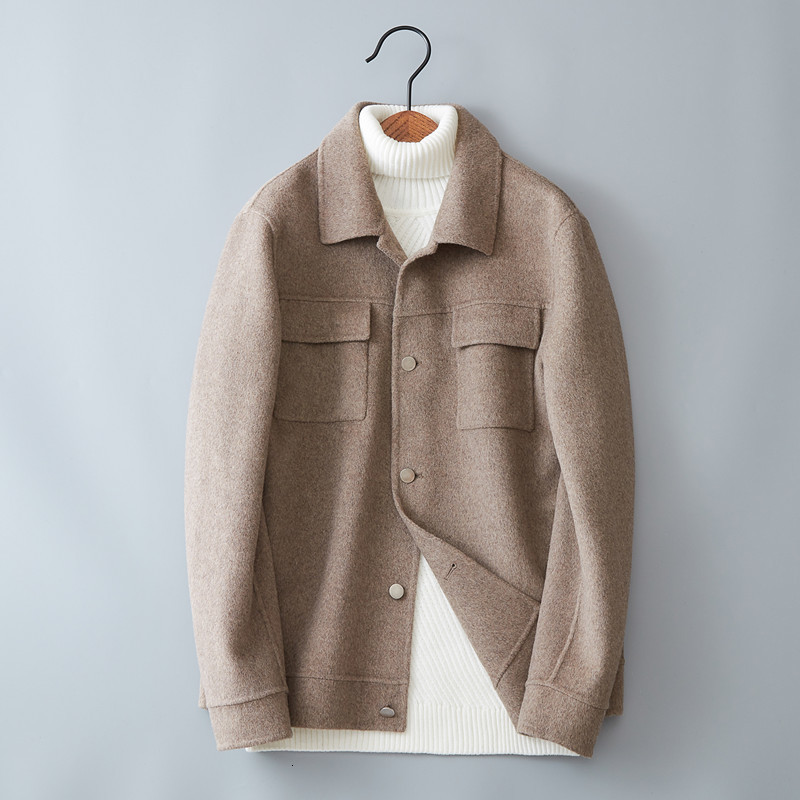 2021 New Mark Mens Double-faced Cashmere Short Men Winter Coats Men's Wool Blends Plus Size M-3xl V3YW, Khaki.
2021 New Mark Mens Double-faced Cashmere Short Men Winter Coats Men's Wool Blends Plus Size M-3xl V3YW, Khaki.