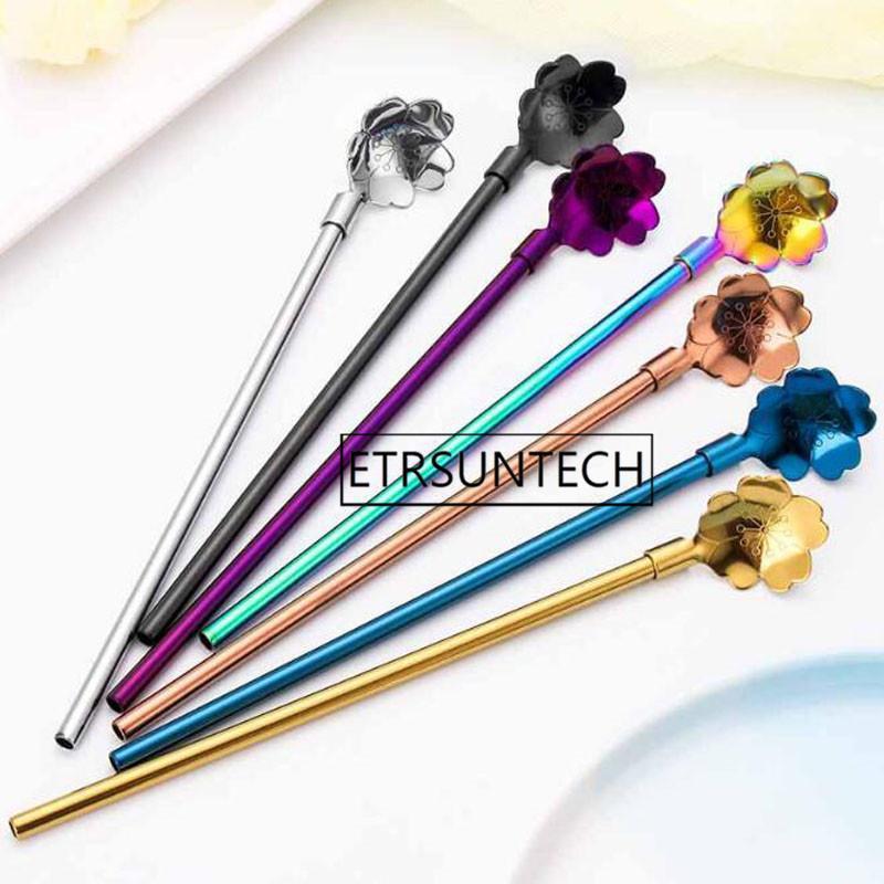 300pcs Flower Straw Spoon Portable Gold Scoop Reusable Colored Stainless Steel Straws Cocktail Coffee Stirring Spoon1
300pcs Flower Straw Spoon Portable Gold Scoop Reusable Colored Stainless Steel Straws Cocktail Coffee Stirring Spoon1