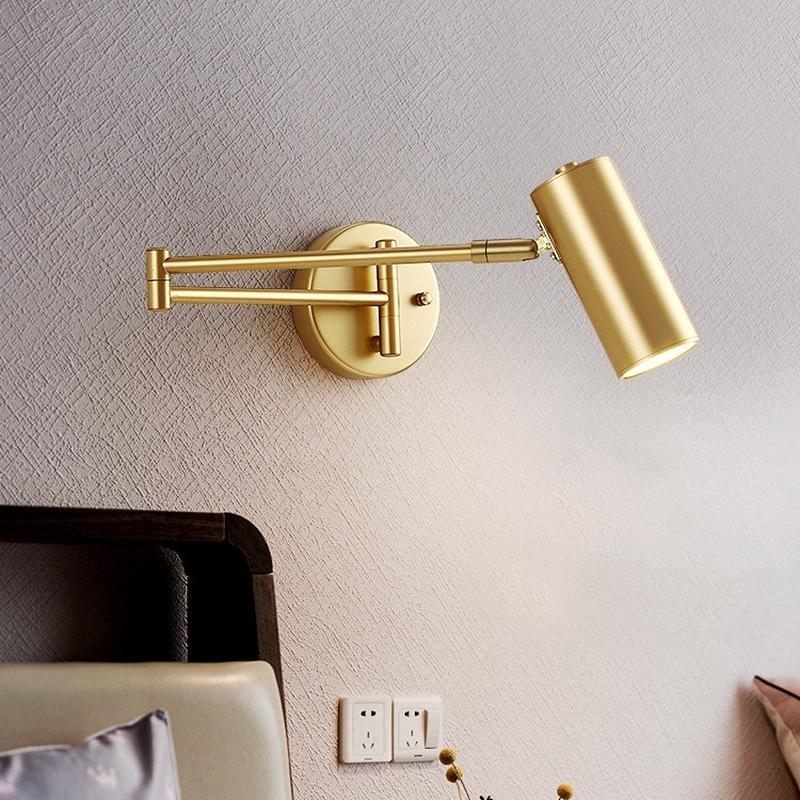 1PC Led wall lamp Golden wall light fixture Adjustable Angle/ Length sconce bedroom/bathroom/mirror lamp WJ815
1PC Led wall lamp Golden wall light fixture Adjustable Angle/ Length sconce bedroom/bathroom/mirror lamp WJ815