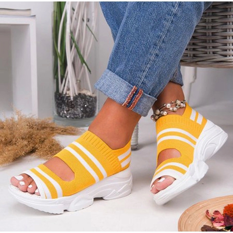Women's Sandals Stretch Fabric Woman Shoes Hollow Out Knitted Peep Toe Thick Bottom Cover Heel Casual Female Shoes Ladies Summer #aJ3q, Black
Women's Sandals Stretch Fabric Woman Shoes Hollow Out Knitted Peep Toe Thick Bottom Cover Heel Casual Female Shoes Ladies Summer #aJ3q, Black