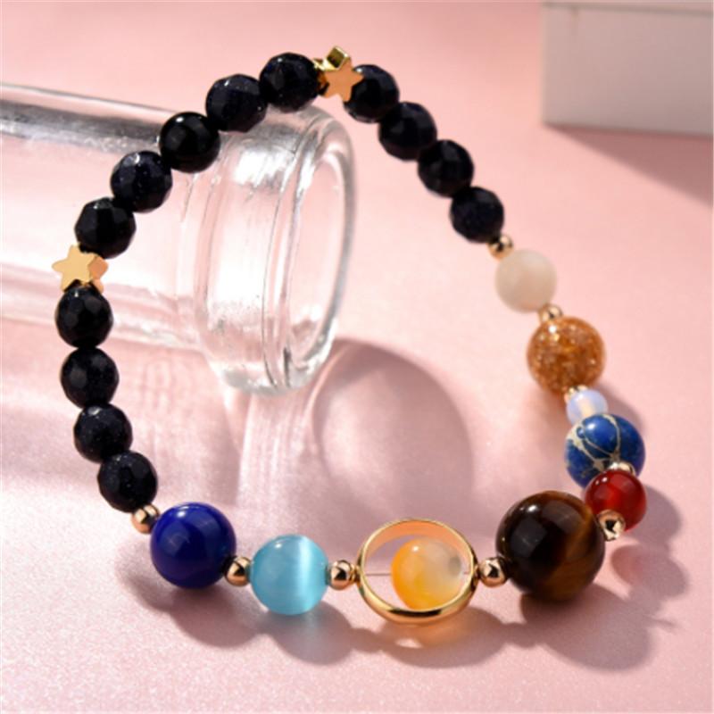 Charm Universe Galaxy the Eight Planets in the Solar System Guardian Star Natural Stone Beads Men Bracelet Bangle for Women Gift
Charm Universe Galaxy the Eight Planets in the Solar System Guardian Star Natural Stone Beads Men Bracelet Bangle for Women Gift