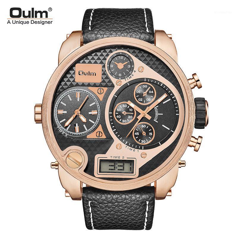 Oulm Original Genuine Men's Sports Watches Wholesale Mass Double Display Multifunctional LED Foreign Trade Men's Watches 9316B1, Brown
Oulm Original Genuine Men's Sports Watches Wholesale Mass Double Display Multifunctional LED Foreign Trade Men's Watches 9316B1, Brown