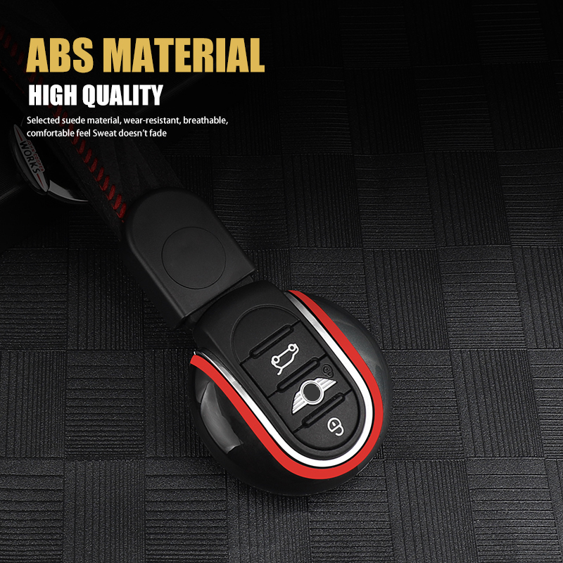 For MINI Cooper Key Case for Car Cover F54 F55 F56 F60 One D S KeyChain Union Jack Bulldog JCW Protecter Car Styling Accessories 220228 - view 5