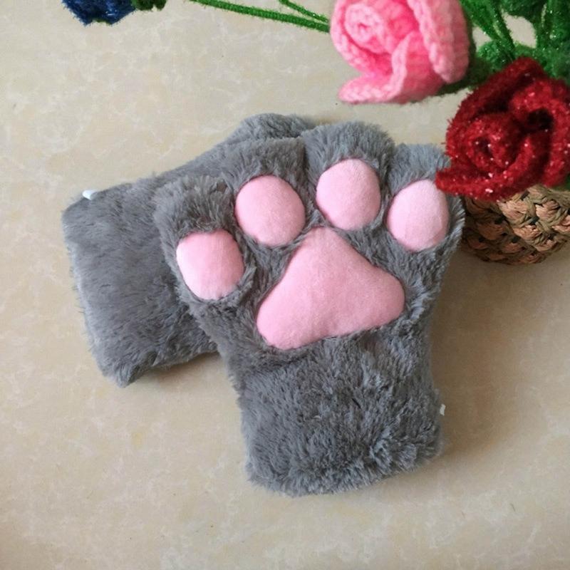 Plush Cat Claw Gloves Cosplay Bear Claw Gloves Women Cute Kitten Warm Soft Plush Short Fingerless Fluffy Mittens Party Gift
Plush Cat Claw Gloves Cosplay Bear Claw Gloves Women Cute Kitten Warm Soft Plush Short Fingerless Fluffy Mittens Party Gift
