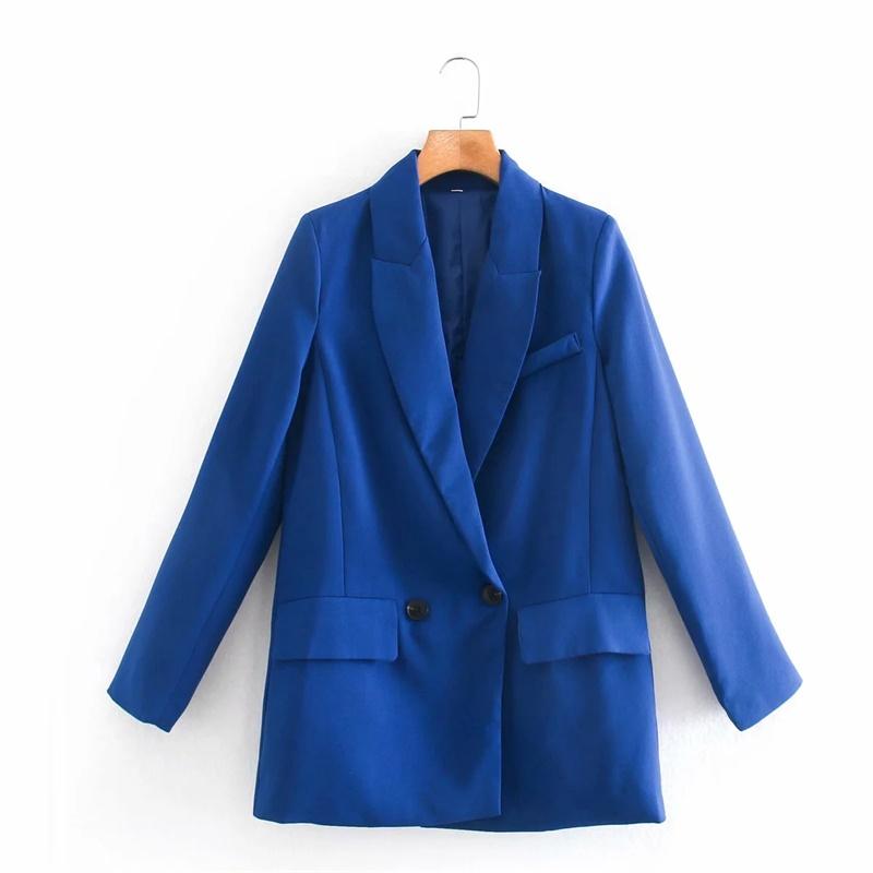 2020 Fashion The New Drape Simple Temperament Double-Breasted Slim Straight Office Ladies Blazer, Black
2020 Fashion The New Drape Simple Temperament Double-Breasted Slim Straight Office Ladies Blazer, Black