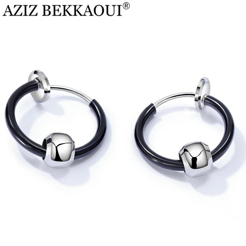 AZIZ BEKKAOUI New Hot Sell Small Stud Earrings For Women Men Punk Stud Earrings Personality Party Jewelry Fashion Black Sliver
AZIZ BEKKAOUI New Hot Sell Small Stud Earrings For Women Men Punk Stud Earrings Personality Party Jewelry Fashion Black Sliver