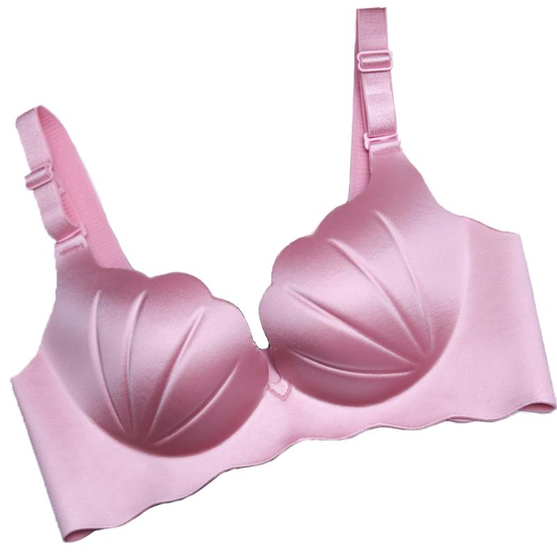 Wire Free Underwear Comfortable Push Up Adjustable Without Rim Bra Shell Chest Gather, Pink
Wire Free Underwear Comfortable Push Up Adjustable Without Rim Bra Shell Chest Gather, Pink