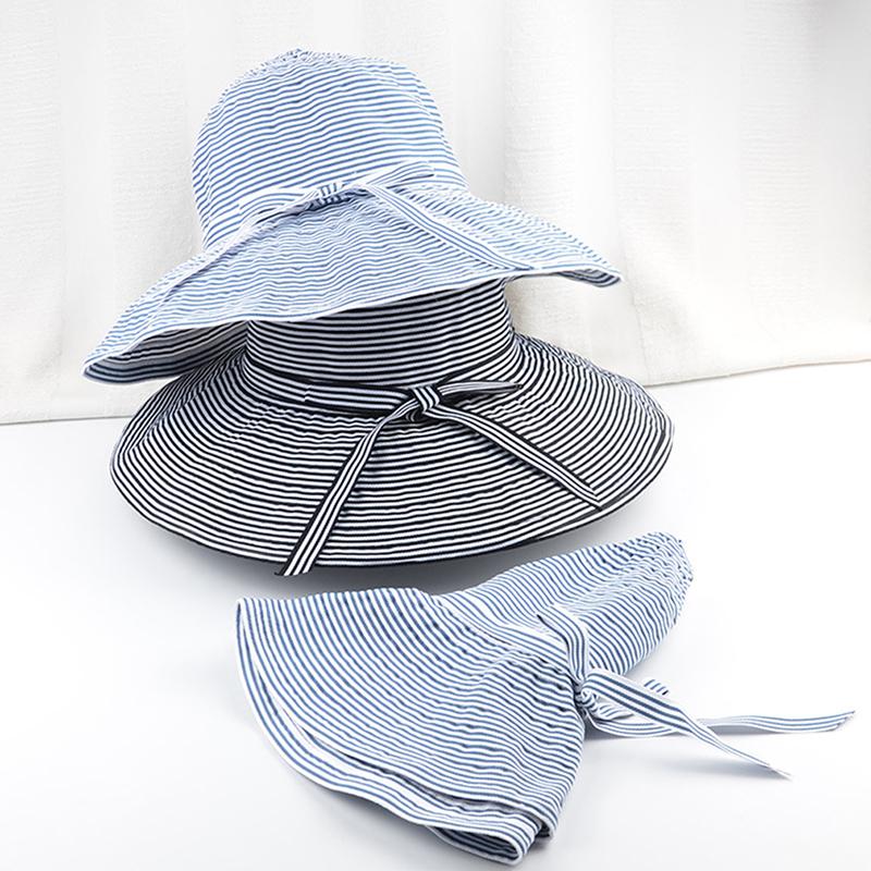 Women Sun Hat For Femme Ladies Foldable Fisherman Hat Beach Holiday Sun Cap Summer Women's Striped Pattern Hats, Blue
Women Sun Hat For Femme Ladies Foldable Fisherman Hat Beach Holiday Sun Cap Summer Women's Striped Pattern Hats, Blue