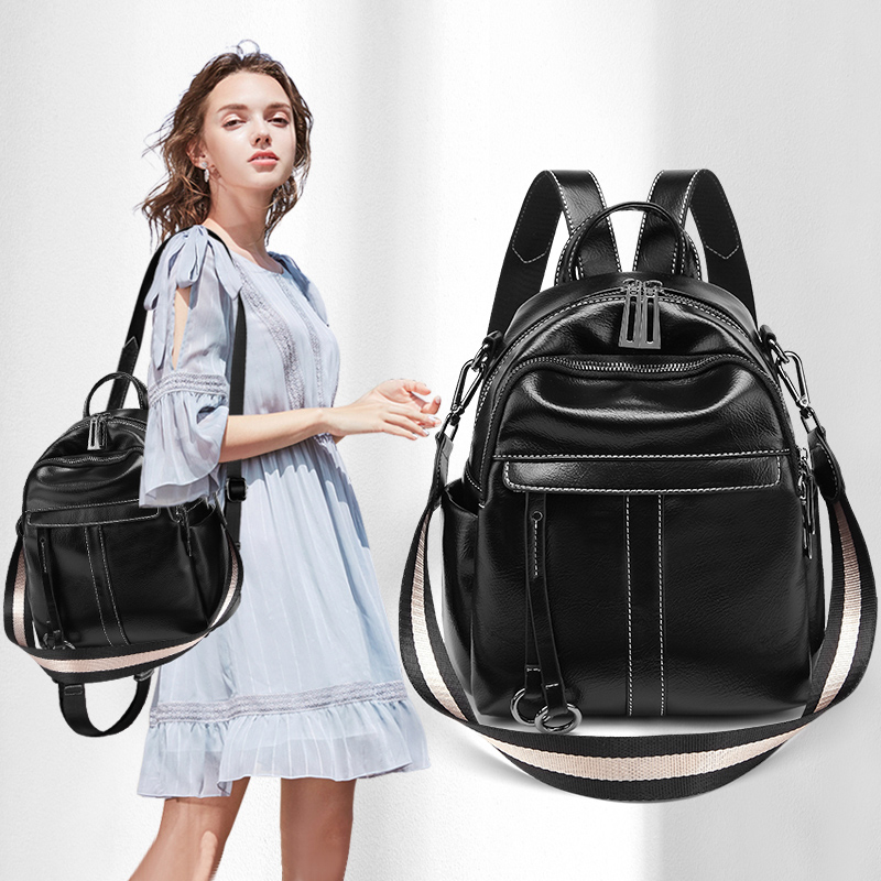 New Fashion Women's Backpack Mini Soft Touch Multi-Function Small Backpack Female Ladies Shoulder Bag Girl Purse