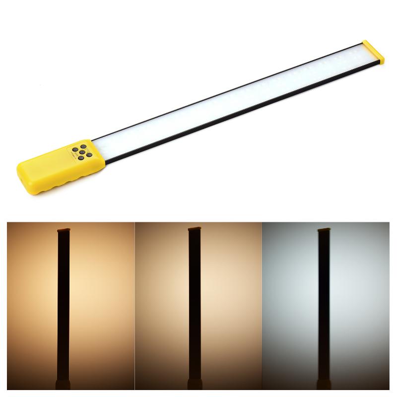 Lightweight Handheld LED Light Tube Photography Fill-in Light Lamp 3000K-5700K Dimmable CRI95 Built-in Rechargeable Battery
Lightweight Handheld LED Light Tube Photography Fill-in Light Lamp 3000K-5700K Dimmable CRI95 Built-in Rechargeable Battery
