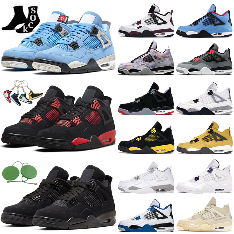 Jumpman 4s men basketball shoes Red Thunder University Blue Sail Black Cat 4 Cactus Jack Bordeaux mens womens sports trainers sneakers, 4s guava ice
Jumpman 4s men basketball shoes Red Thunder University Blue Sail Black Cat 4 Cactus Jack Bordeaux mens womens sports trainers sneakers, 4s guava ice