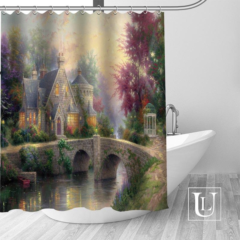 Custom The fairy tale cottage Shower Curtain new large European & American style print edition polyester shower curtain
Custom The fairy tale cottage Shower Curtain new large European & American style print edition polyester shower curtain