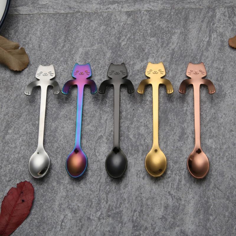 2020 Hot Sale In stock Cat Spoon Long Handle Spoons Flatware Coffee Drinking Tools Kitchen Gadget High Quality Hot Sale 1.2
2020 Hot Sale In stock Cat Spoon Long Handle Spoons Flatware Coffee Drinking Tools Kitchen Gadget High Quality Hot Sale 1.2