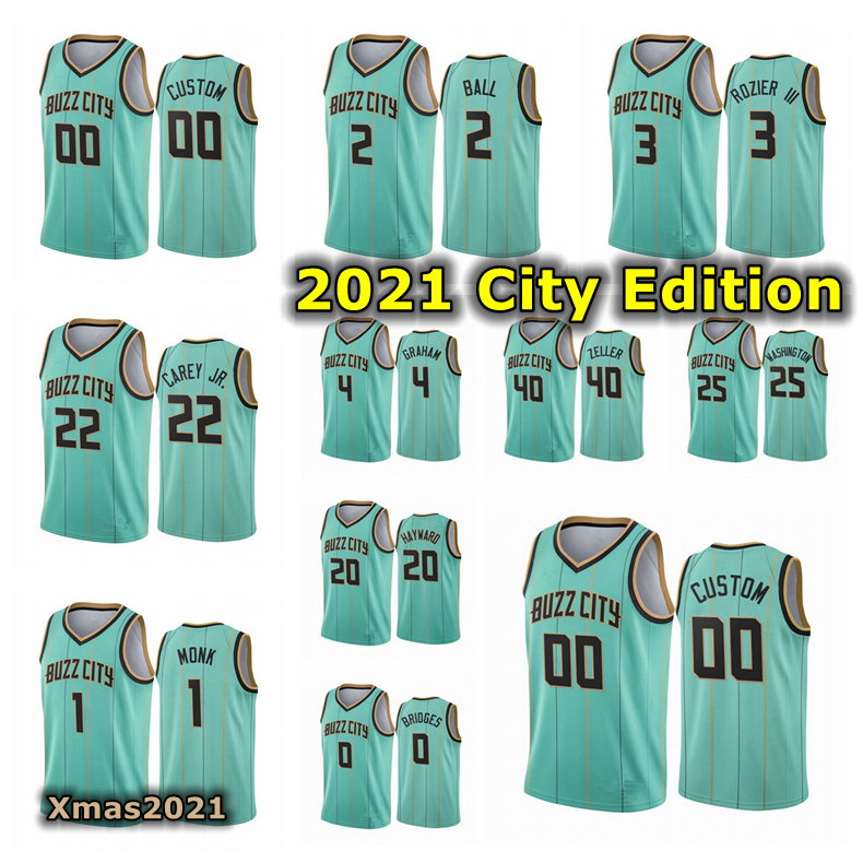 2021 Mens Hot Pressing Customized Basketball Jersey 2 LaMelo Ball 3 Rozier 22 Carey 1 Monk 40 Zeller 20 Hayward 0 Bridges 4 Graham Jersey, Black;red
2021 Mens Hot Pressing Customized Basketball Jersey 2 LaMelo Ball 3 Rozier 22 Carey 1 Monk 40 Zeller 20 Hayward 0 Bridges 4 Graham Jersey, Black;red