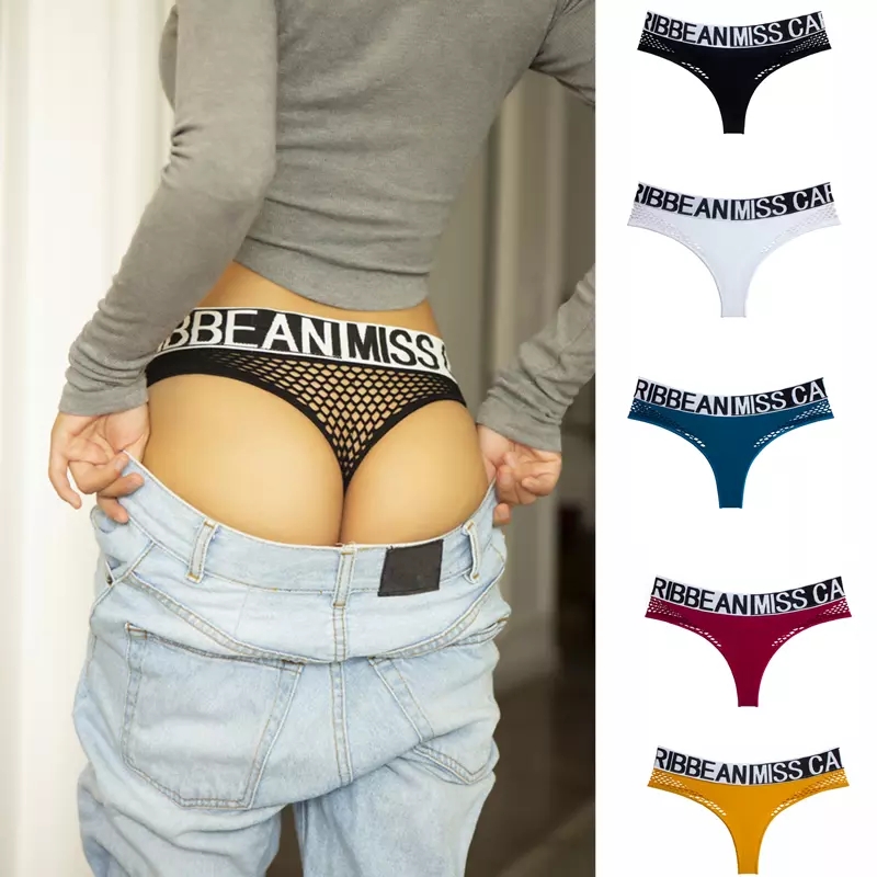 Panties sexy Ladies Panties Fashion Hollow mesh women's underpant Thongs String Seamless Briefs Sexy Female Briefs Tanga low waist, As pics
Panties sexy Ladies Panties Fashion Hollow mesh women's underpant Thongs String Seamless Briefs Sexy Female Briefs Tanga low waist, As pics